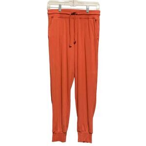 Lou & Grey Joggers Pants Petite Small Casual Comfy Terra Cotta Stretchy Pockets